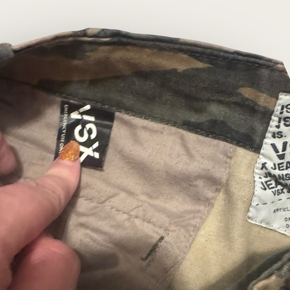Victoria Secret VSX Y2K Camo 100% Cotton Utility Military Pants Sz 30 Cargo Army - Picture 6 of 15